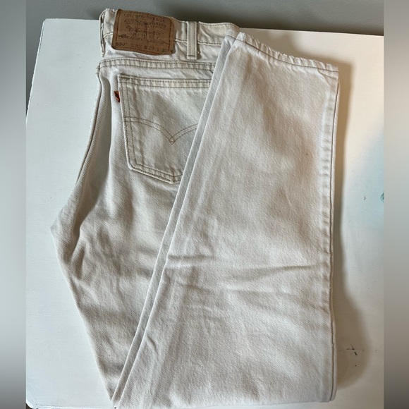 Levi’s Vintage 90’s 550 cream | Size: 29x30 - Picture 3 of 7